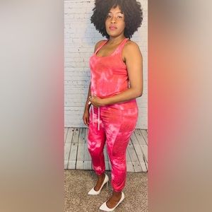 Tie dye jumpsuit